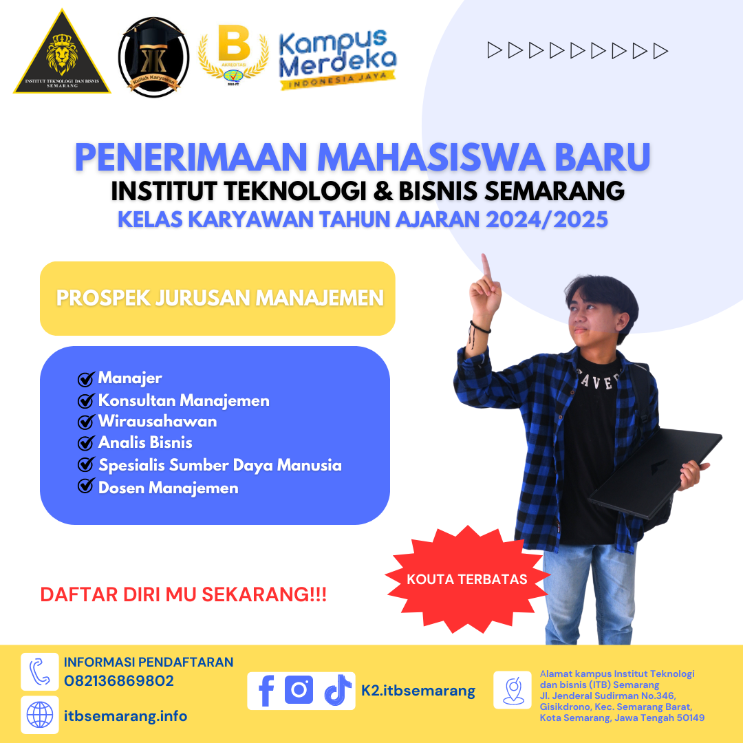 Prospek Kerja Manajemen di Institut Teknologi dan Bisnis Semarang