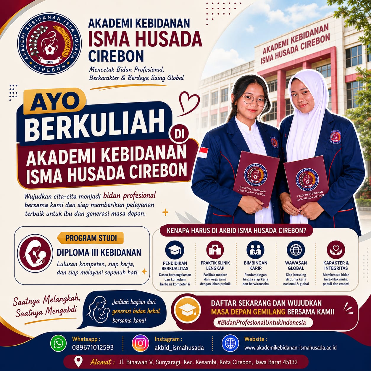 Daftar Kuliah Di Akademi Kebidanan Isma Husada Cirebon
