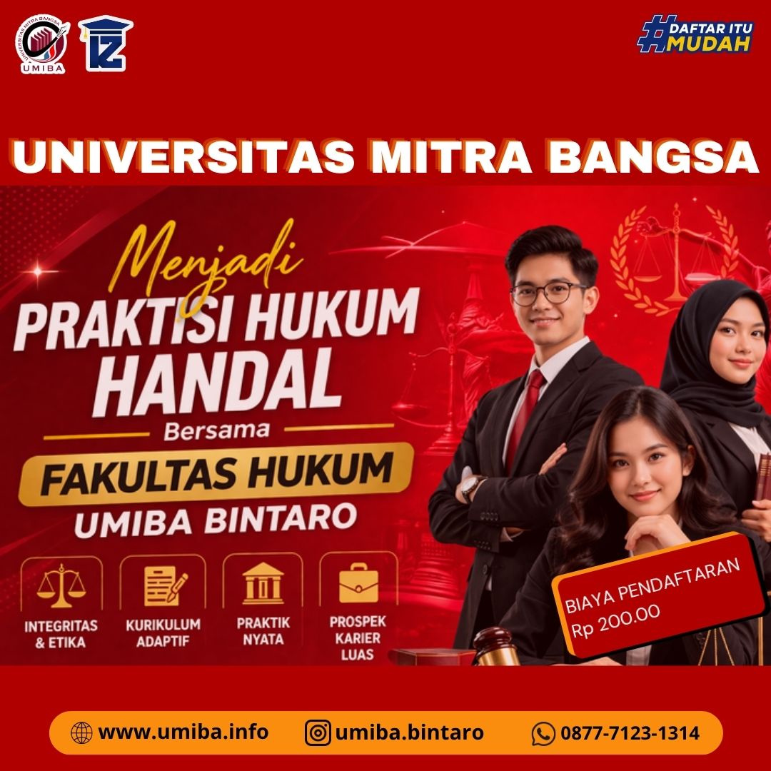 Menjadi Praktisi Hukum Handal Bersama Fakultas Hukum Umiba Bintaro