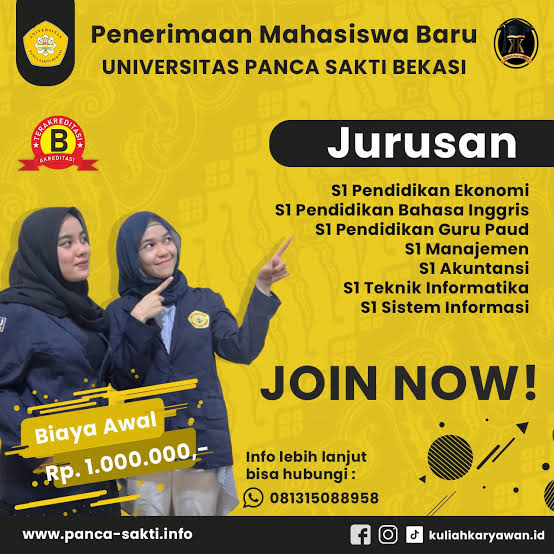 Informasi Biaya Kuliah Panca Sakti Terbaru 2023