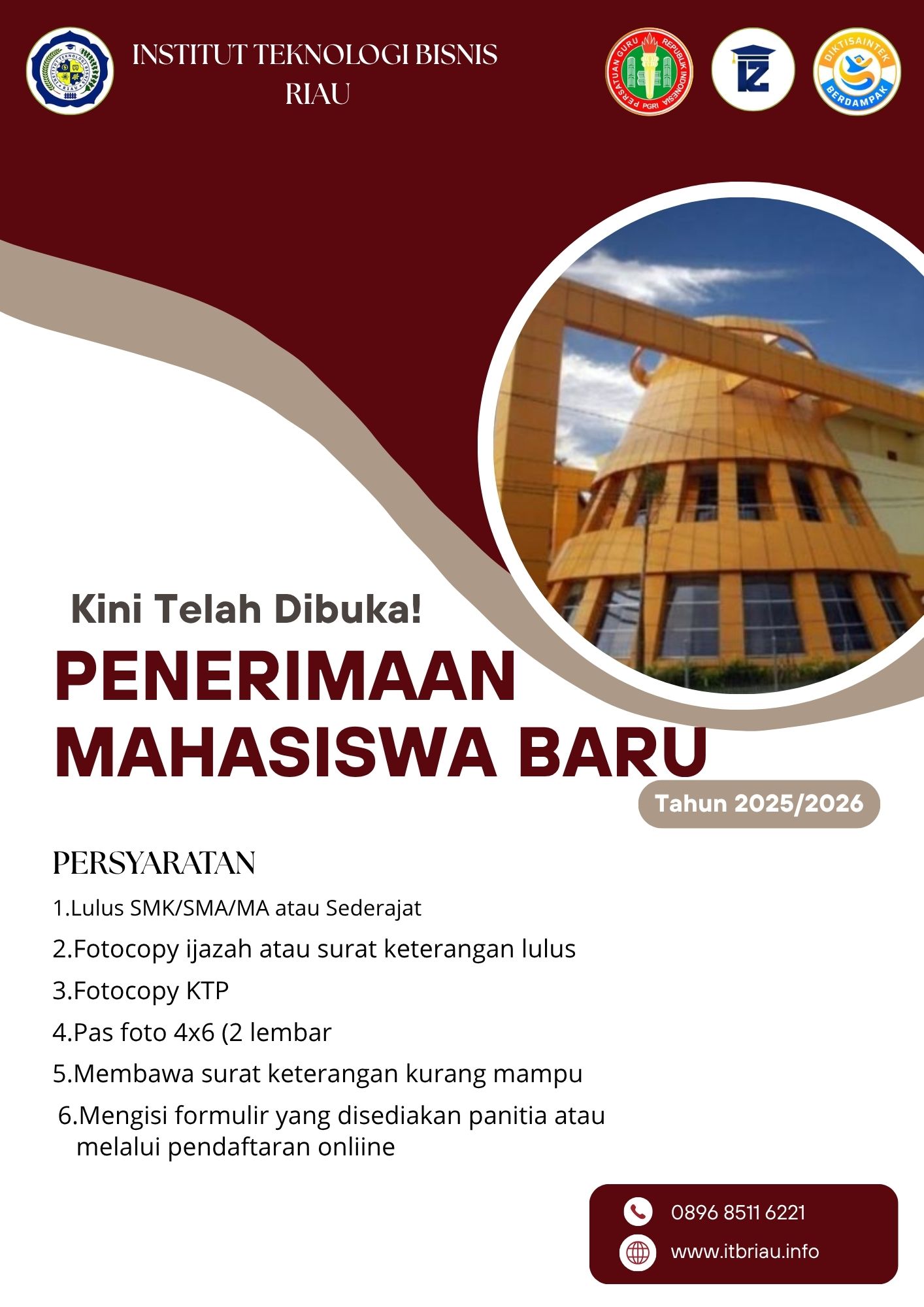 Kerja jalan kuliah aman bareng ITB Riau aja