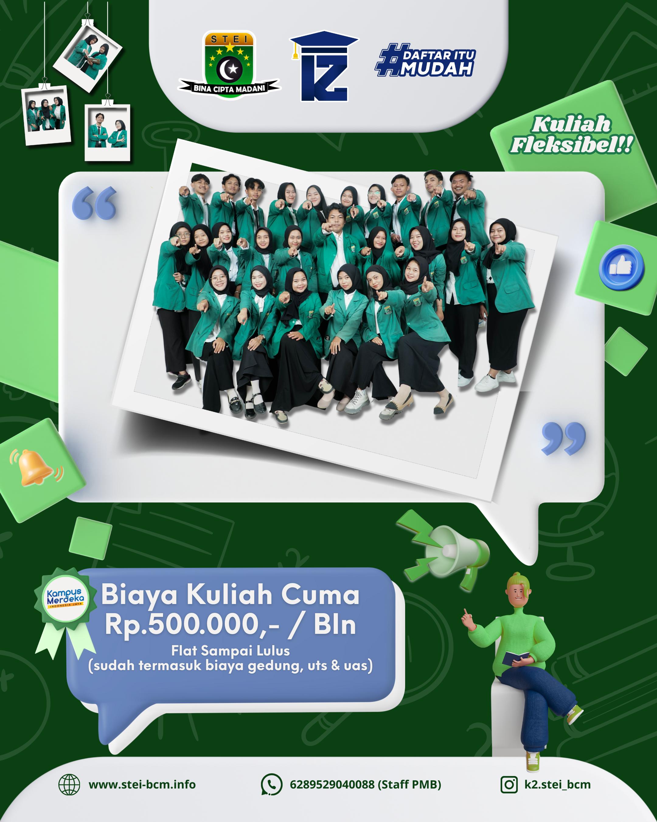 Kuliah Fleksibel dan Terjangkau di STEI Bina Cipta Madani Karawang