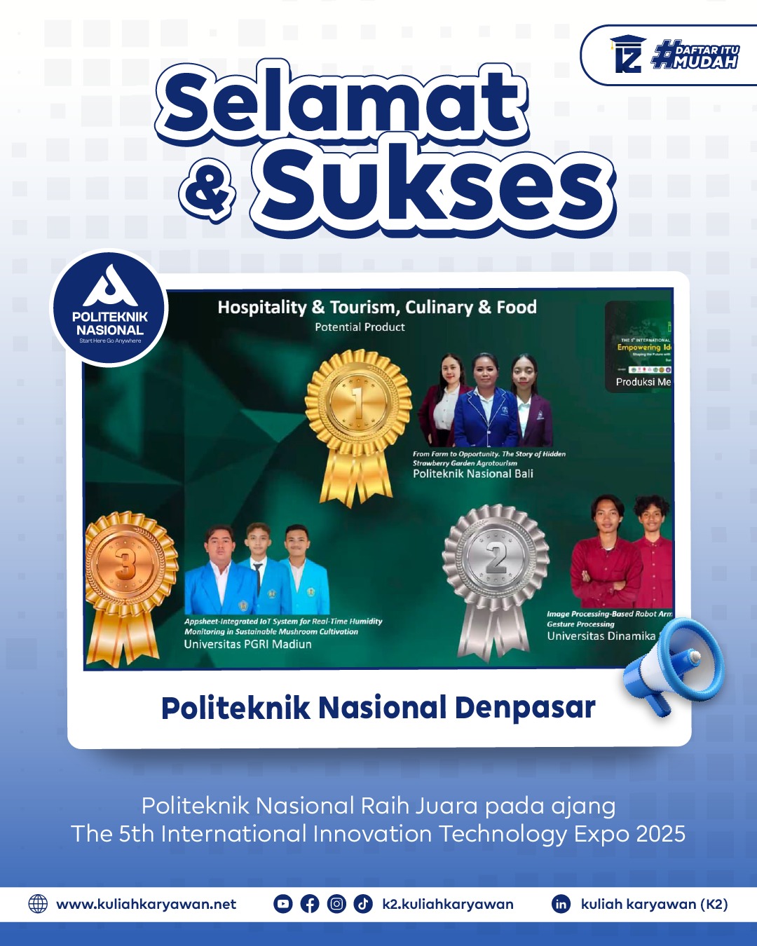 Prestasi Membanggakan Mahasiswa Politeknik Nasional