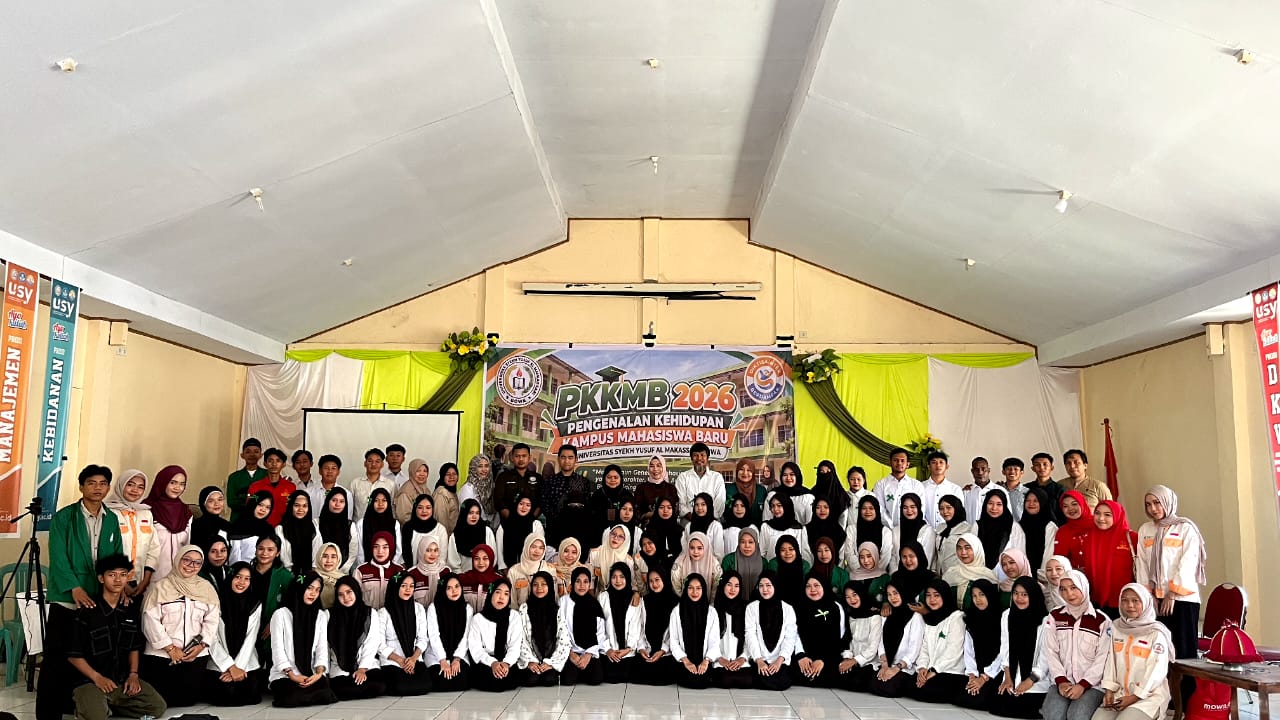 Pelaksanaan PKKMB 2026 Universitas Syekh Yusuf Al Makassari Gowa