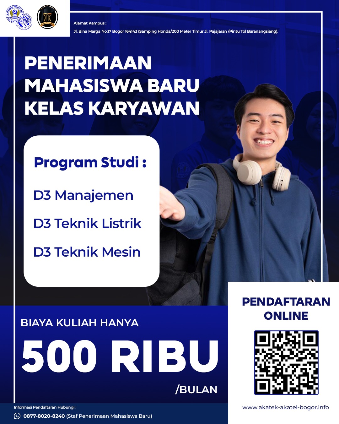 Informasi Kuliah Murah Di K2 Kampus Akatek Dan Akatel Bogor