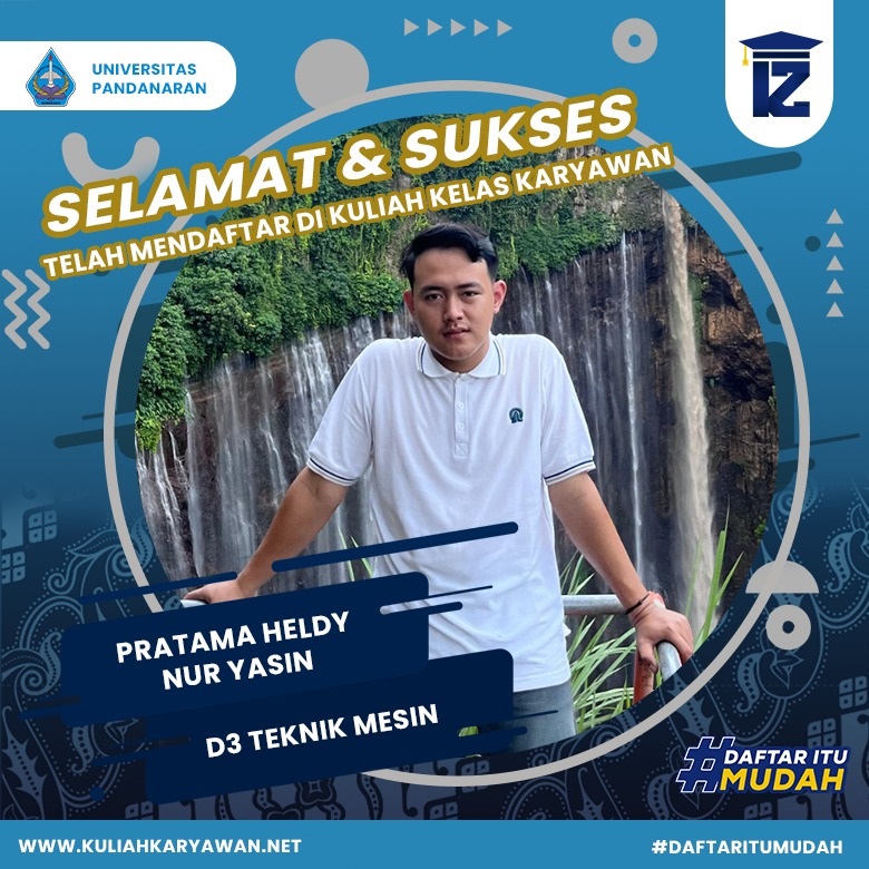 Selamat dan Sukses Telah mendaftar di kampus Universitas Pandanaran