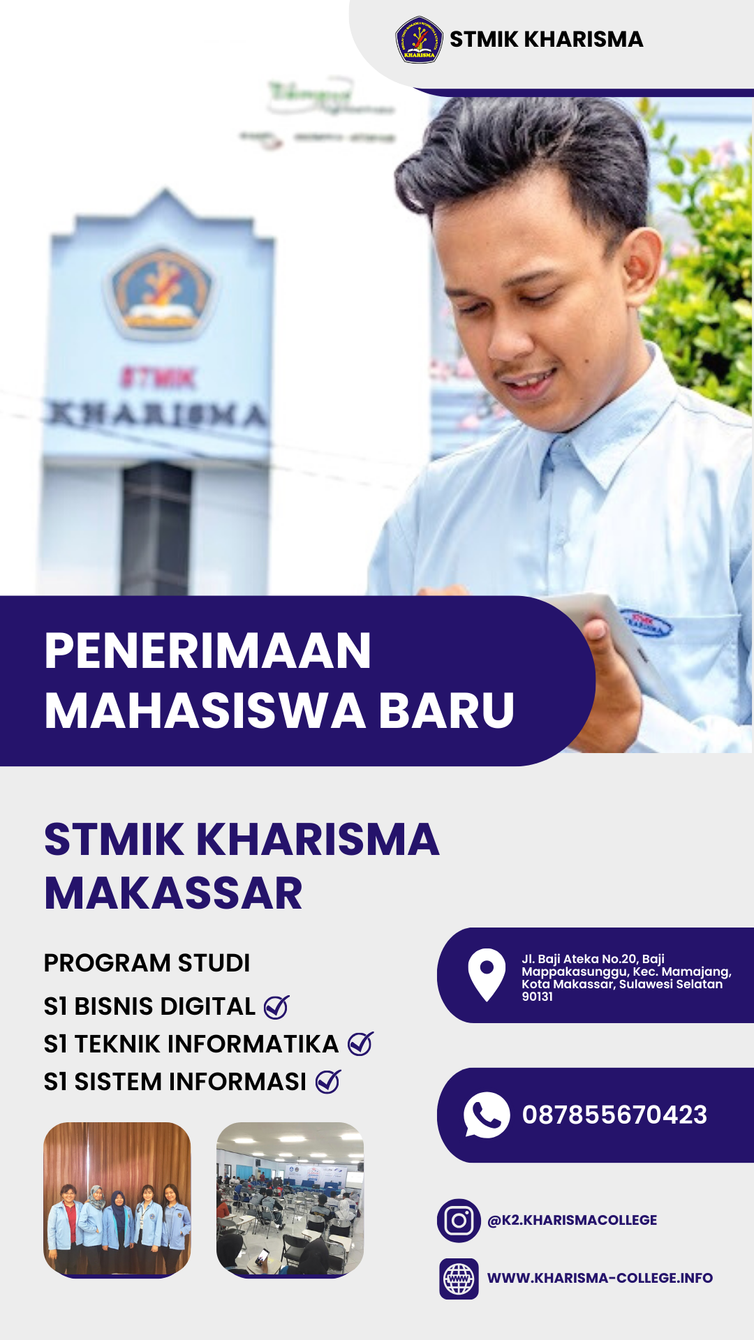 Jurusan STIMIK KHARISMA Makassar