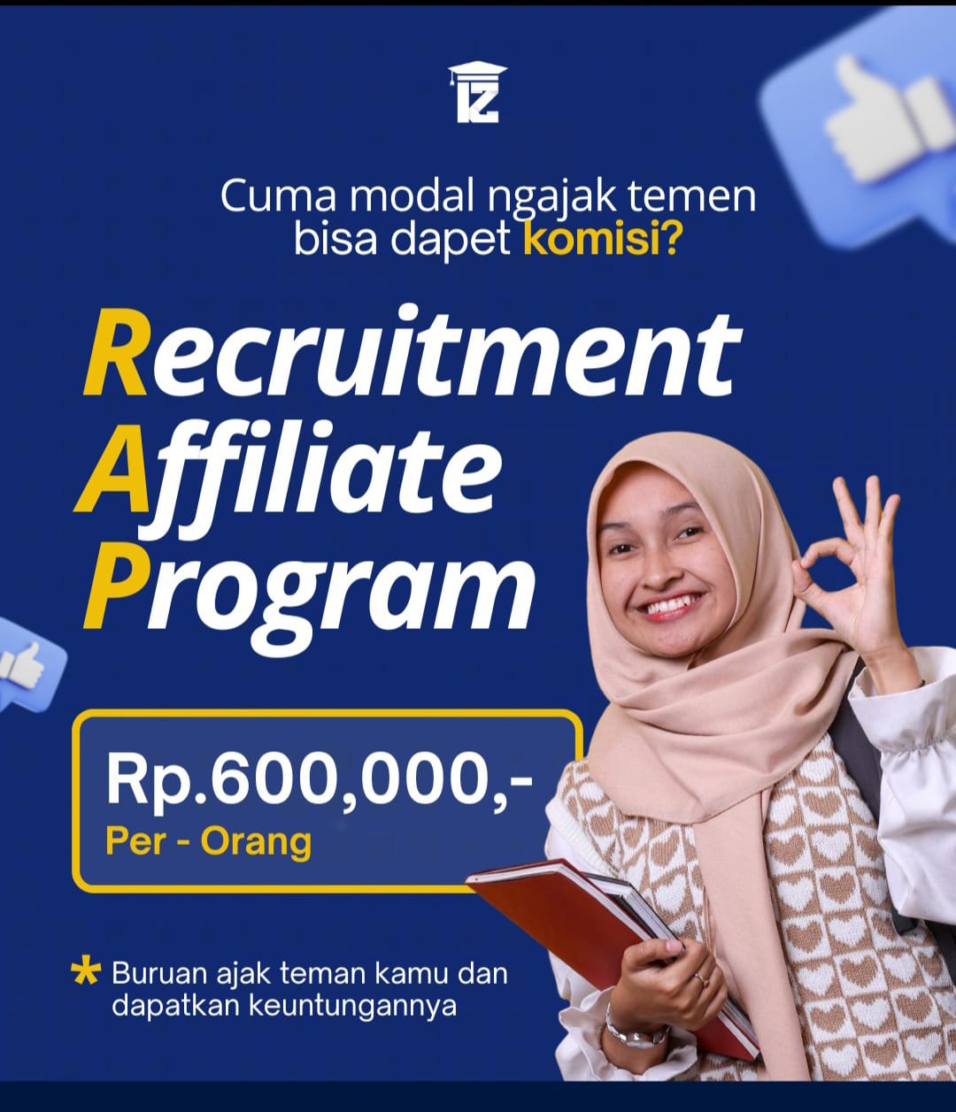 Ajak Temen Kuliah Dapat Uang Tambahan Di Kampus STAI Syekh Jangkung Pati