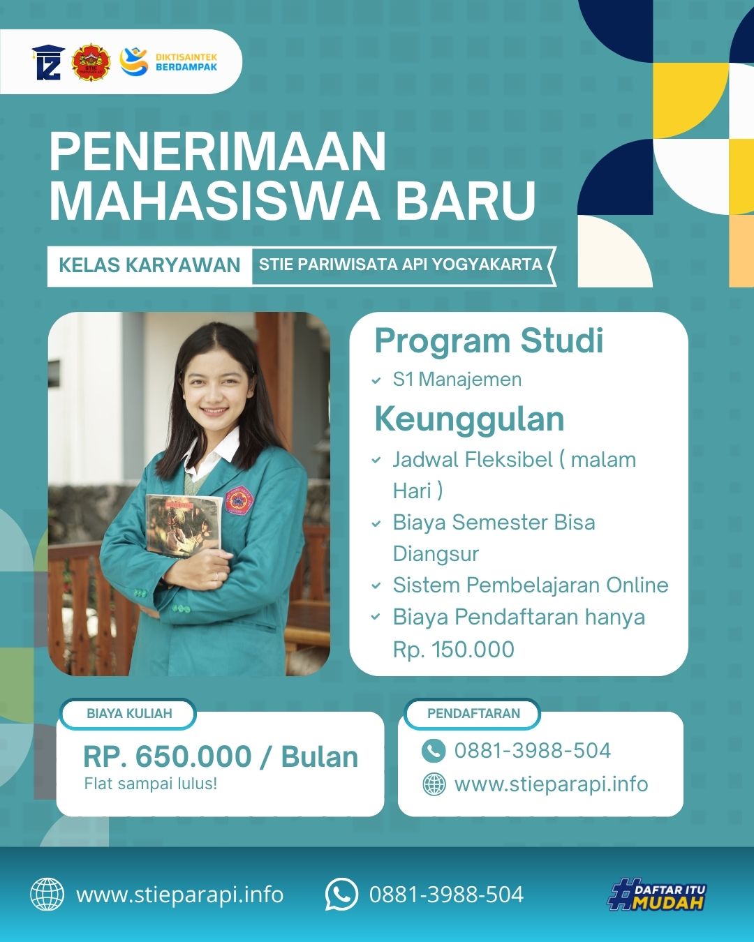 Cari RPL Kuliah Karyawan? S1 Manajemen STIE Pariwisata API Yogyakarta Solusinya
