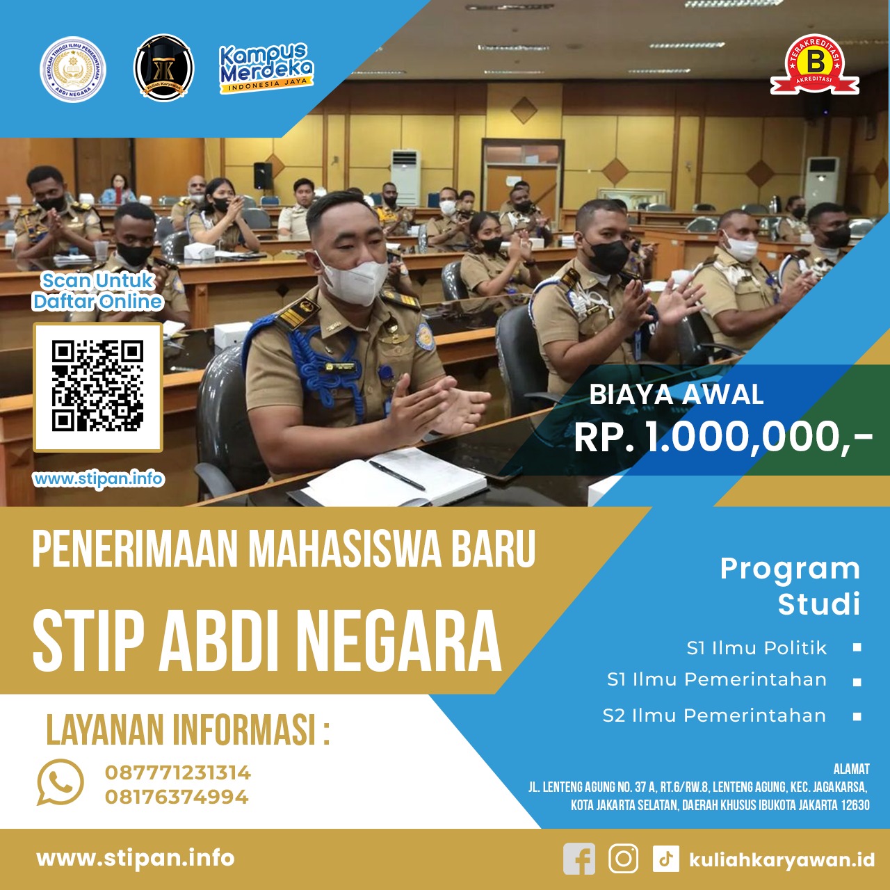 Kelas Karyawan Murah di wilayah Jakarta Selatan