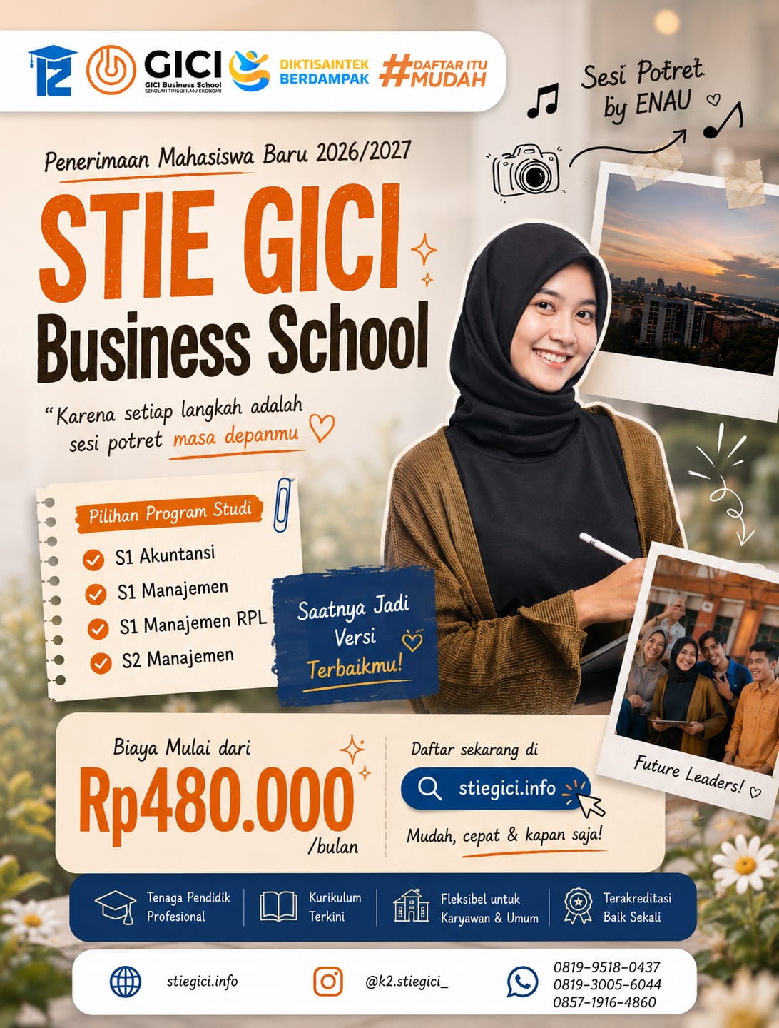 Setiap Langkah adalah Sesi Potret Masa Depanmu Bersama STIE GICI Business School