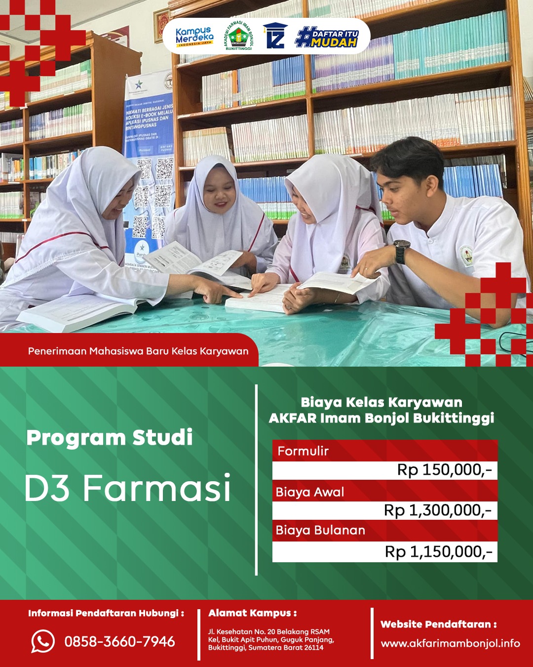 Informasi Kuliah Murah di AKFAR Imam Bonjol Bukittinggi
