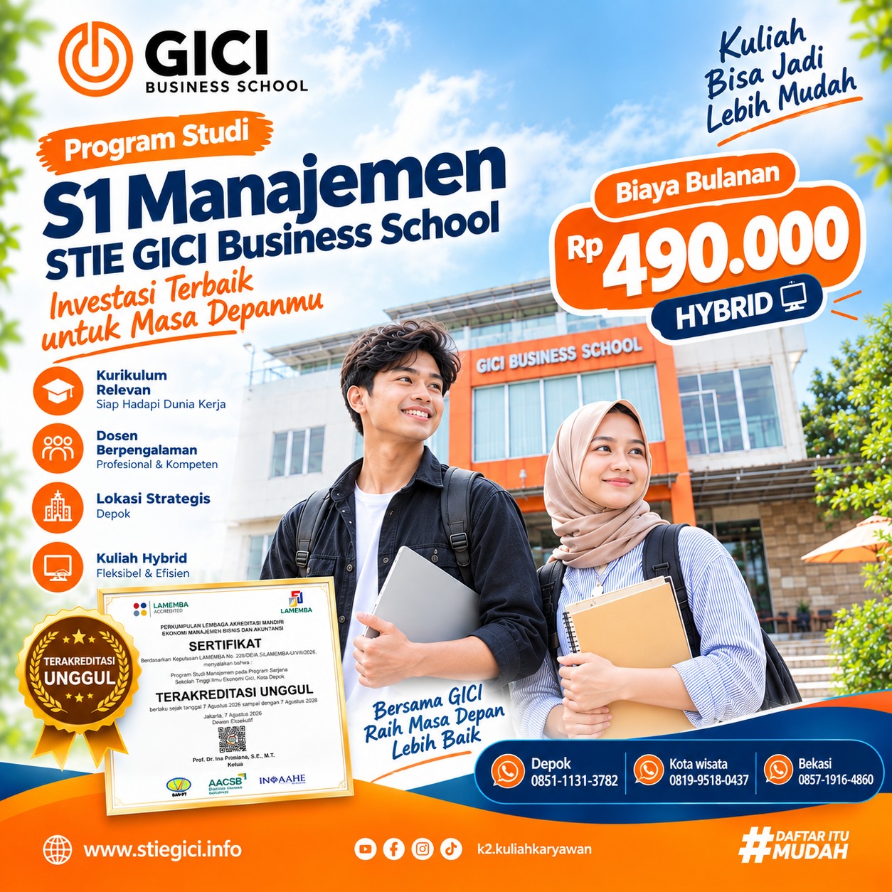S1 Manajemen Terakreditasi Unggul di Depok