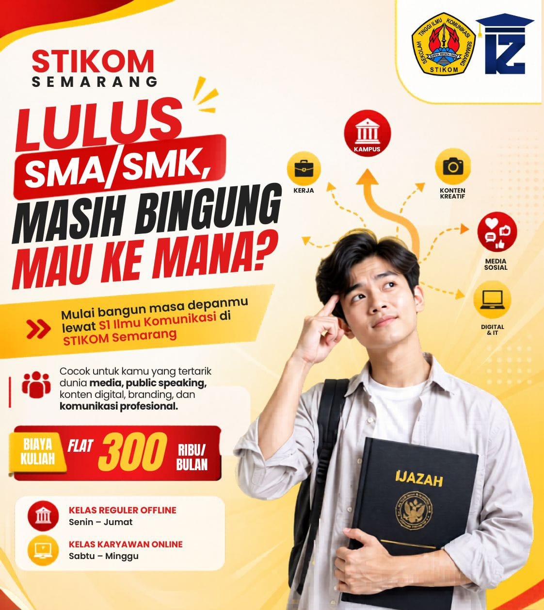 Kenali Mata Kuliah SI Ilmu Komunikasi STIKOM Semarang Masa Studi dan Biaya Kuliahnya 