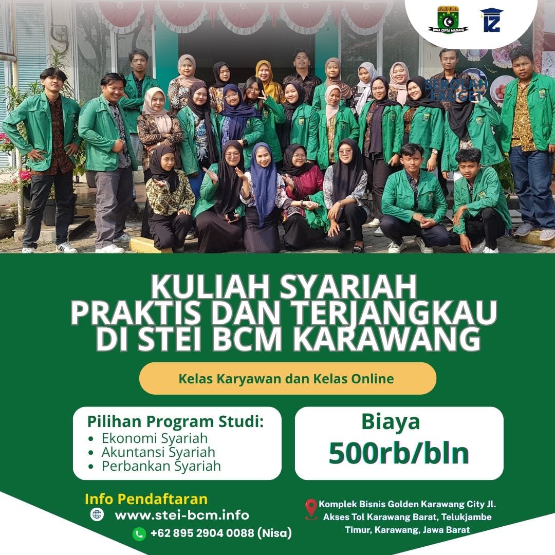 Kuliah Syariah Praktis dan Terjangkau di STEI BCM Karawang