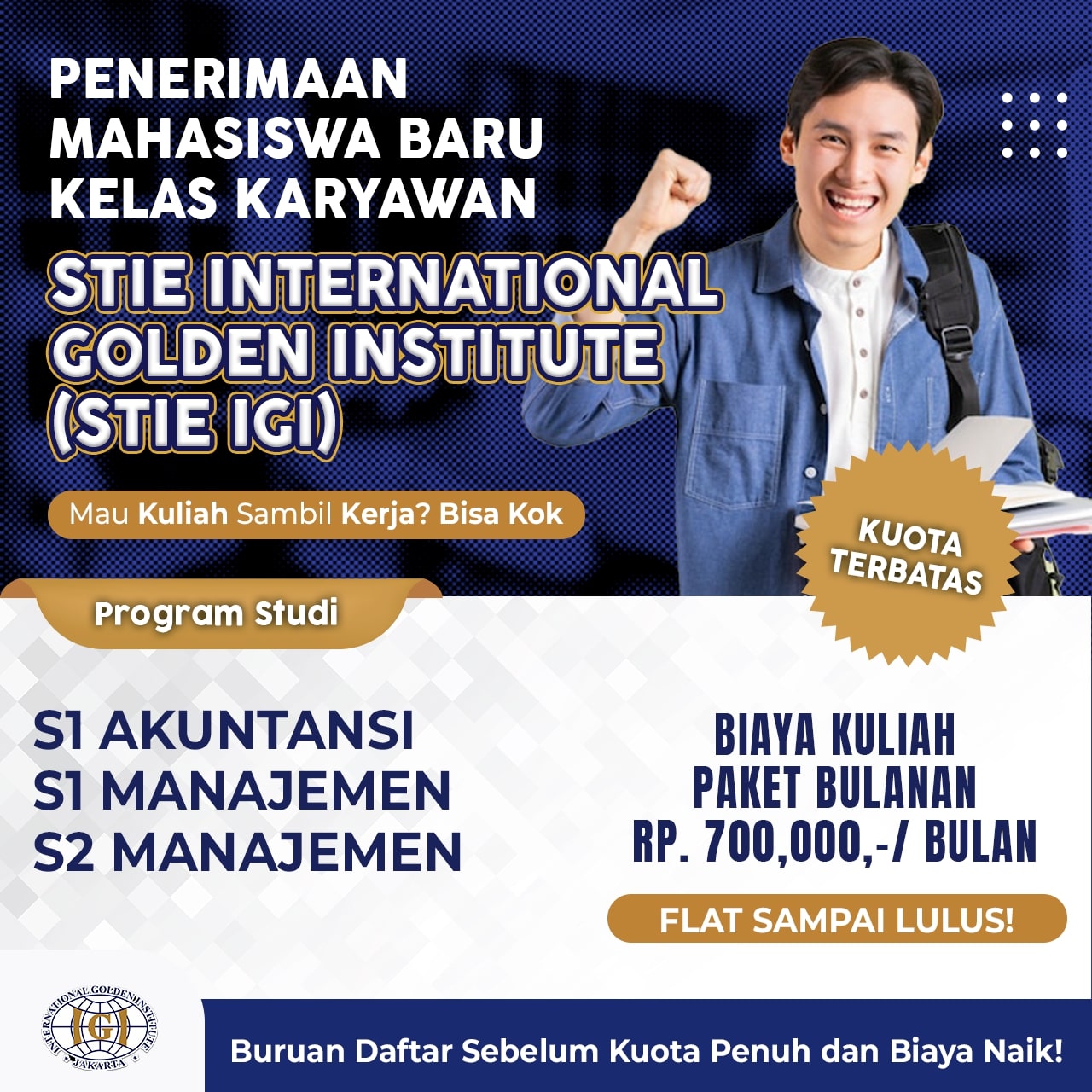 Rekomendasi Kampus DI Jakarta Barat Kelas Karyawan K2 STIE IGI 