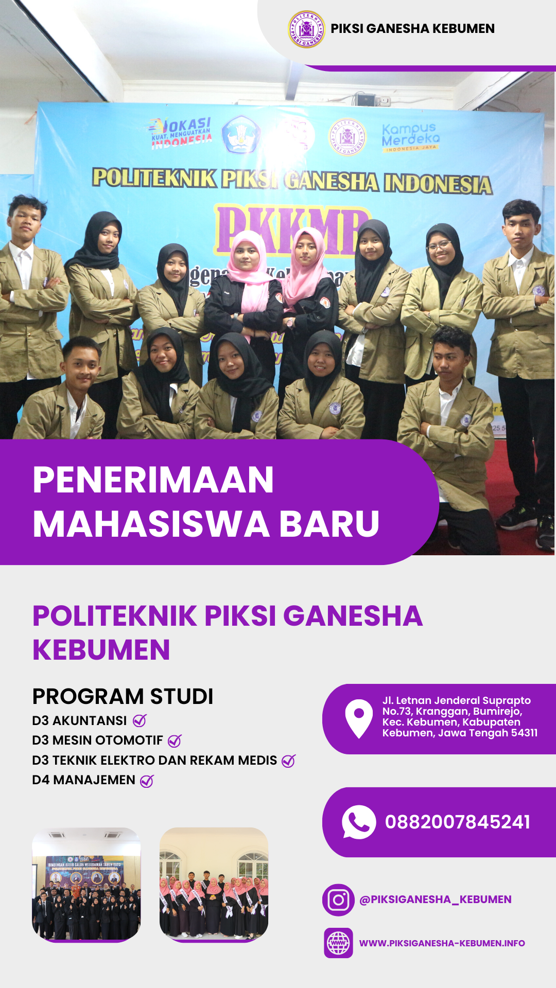 Ayo Kuliah Kelas Karyawan Jurusan Rekam Medis Di Politeknik Piksi Ganesha Indonesia Kebumen
