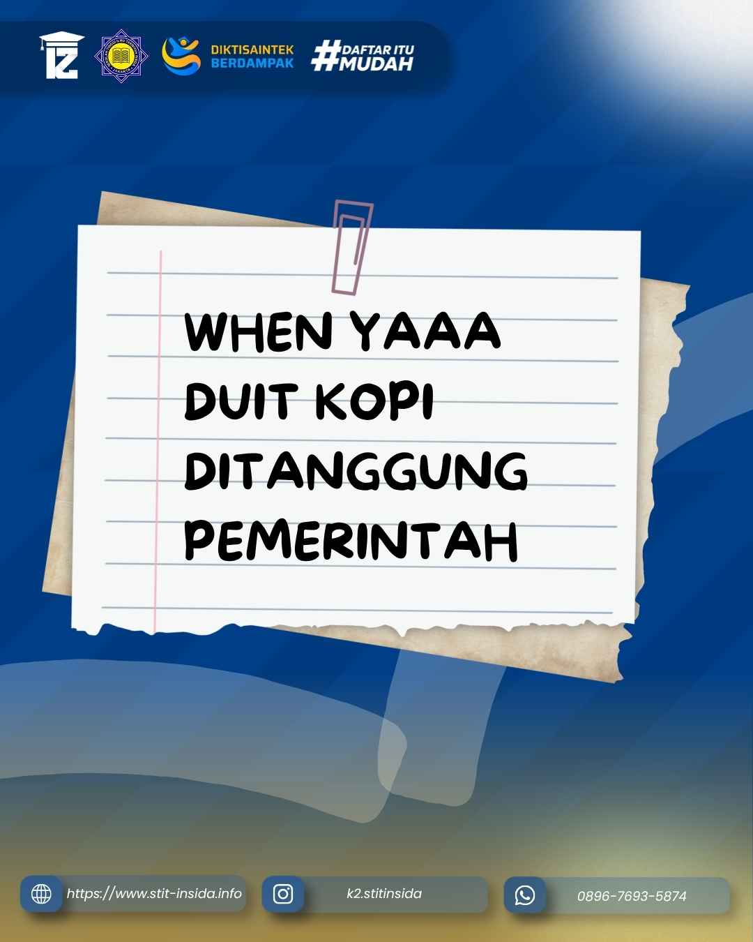 When ya Uang Kuliah Ditanggung Pemerintah 