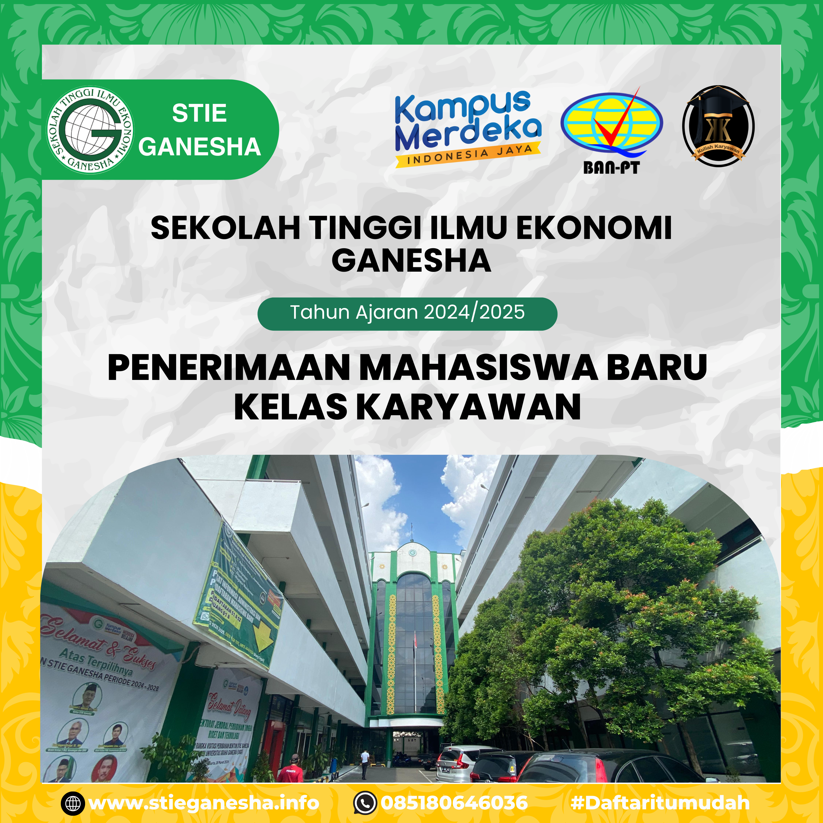 Biaya Kuliah Di STIE Ganesha Sangat Terjangkau
