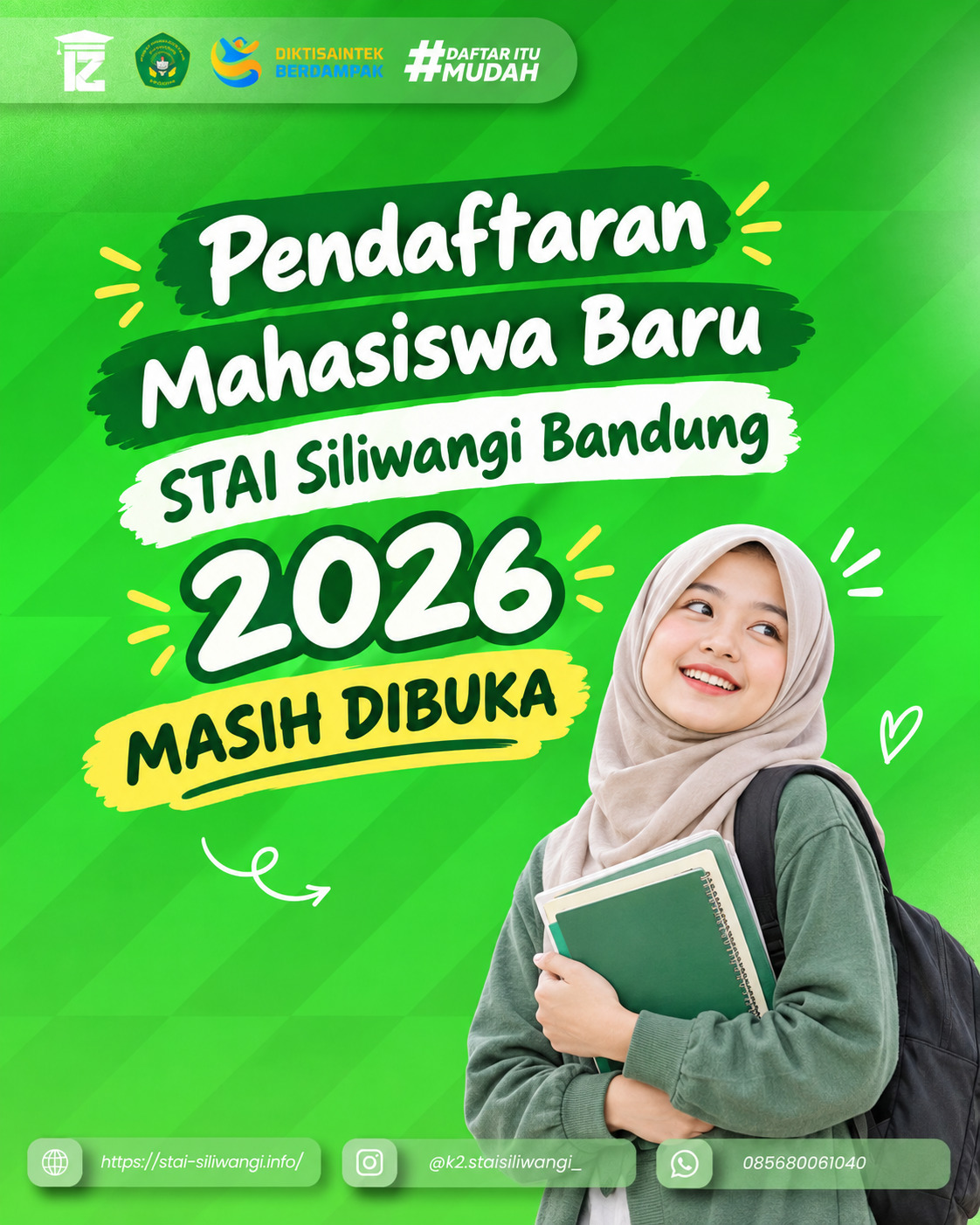 Pendaftaran Mahasiswa Baru STAI Siliwangi Bandung 2026 Masih Dibuka