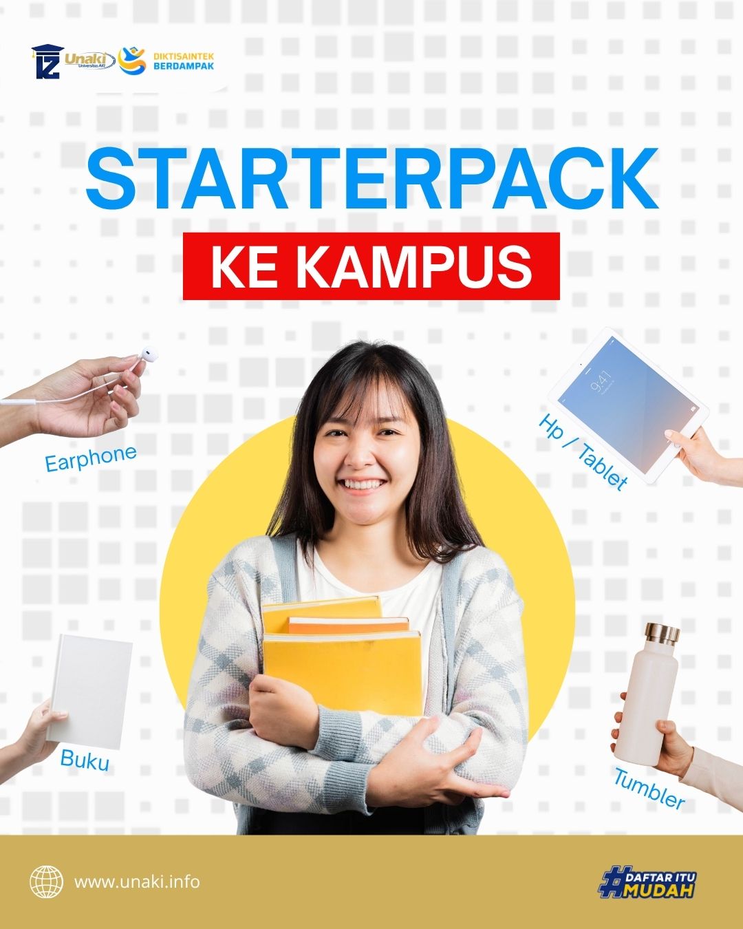 STARTERPACK MAHASISWA KAMPUS UNAKI