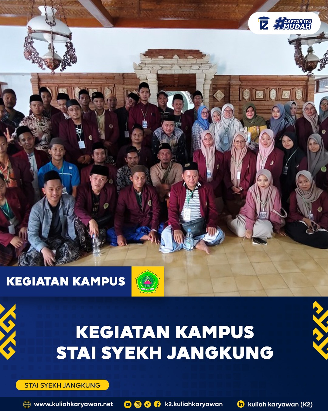 Cara daftar Kuliah Karyawan Kampus STAI Syekh Jangkung Pati