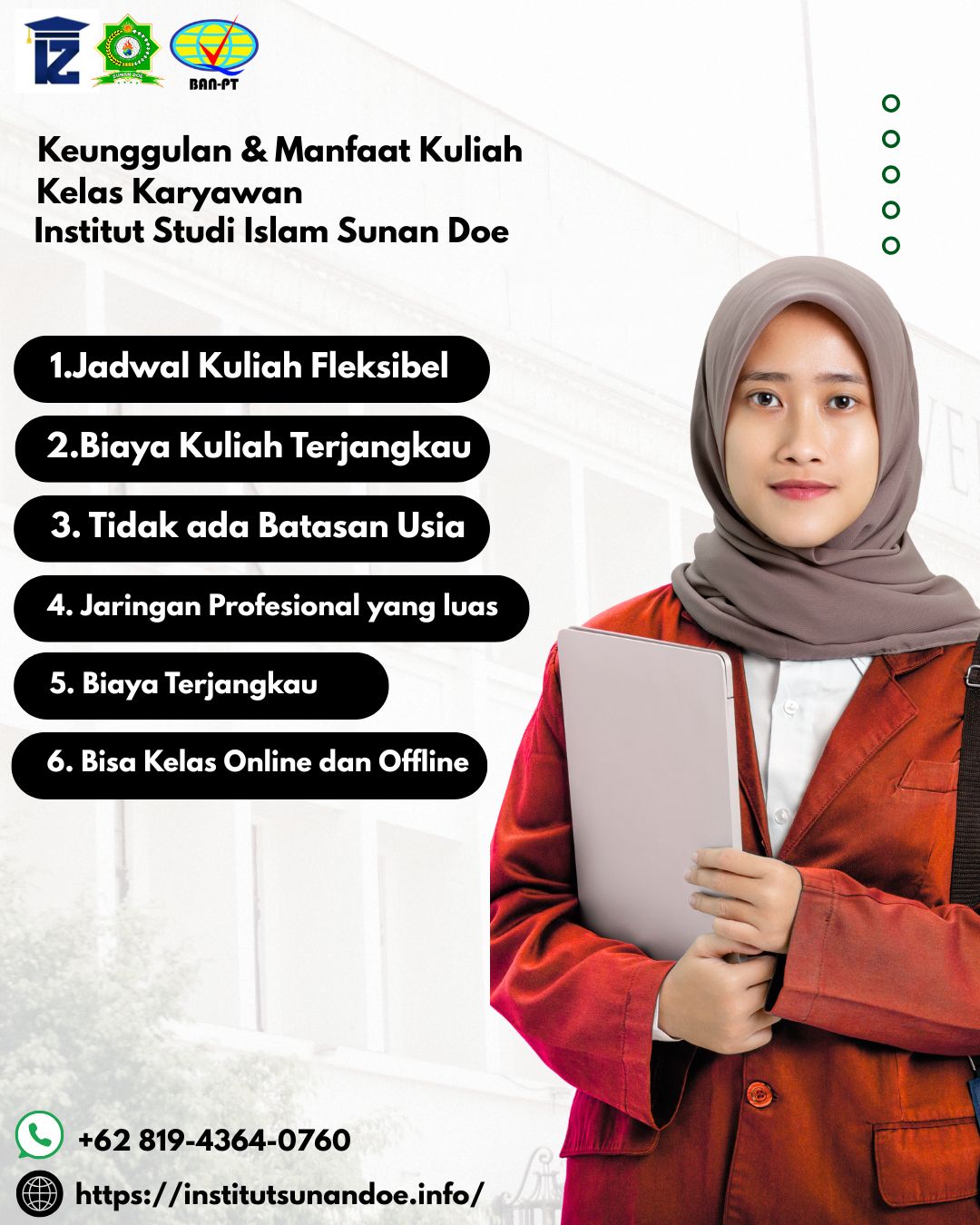 Sistem Perkuliahan di Kampus Institut Studi Islam Sunan Doe