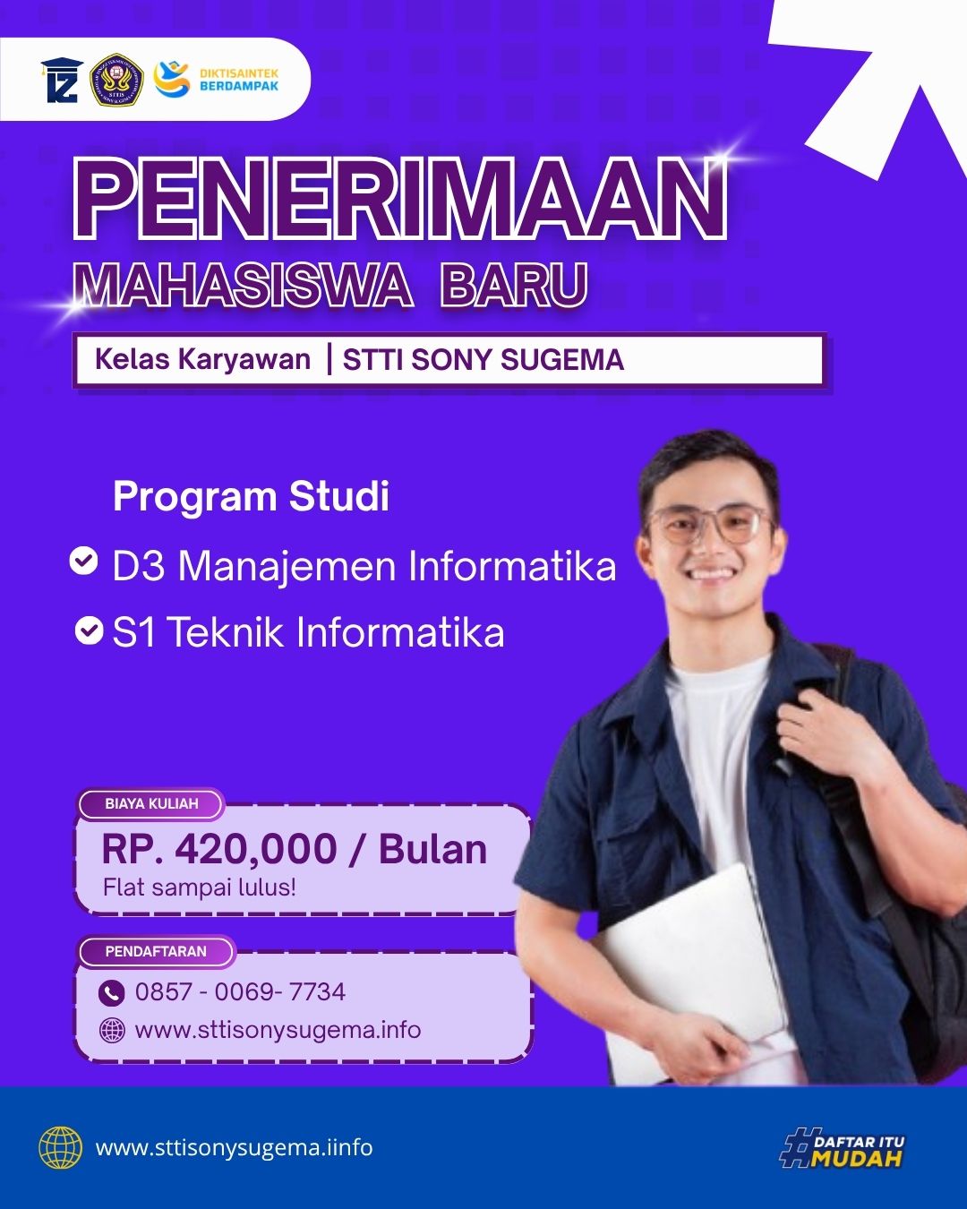 Pendaftaran Mahasiswa Baru Kelas Weekend
