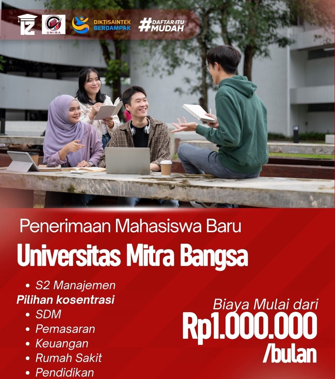 Program Magister Manajemen Kampus Universitas Mitra Bangsa di Bintaro