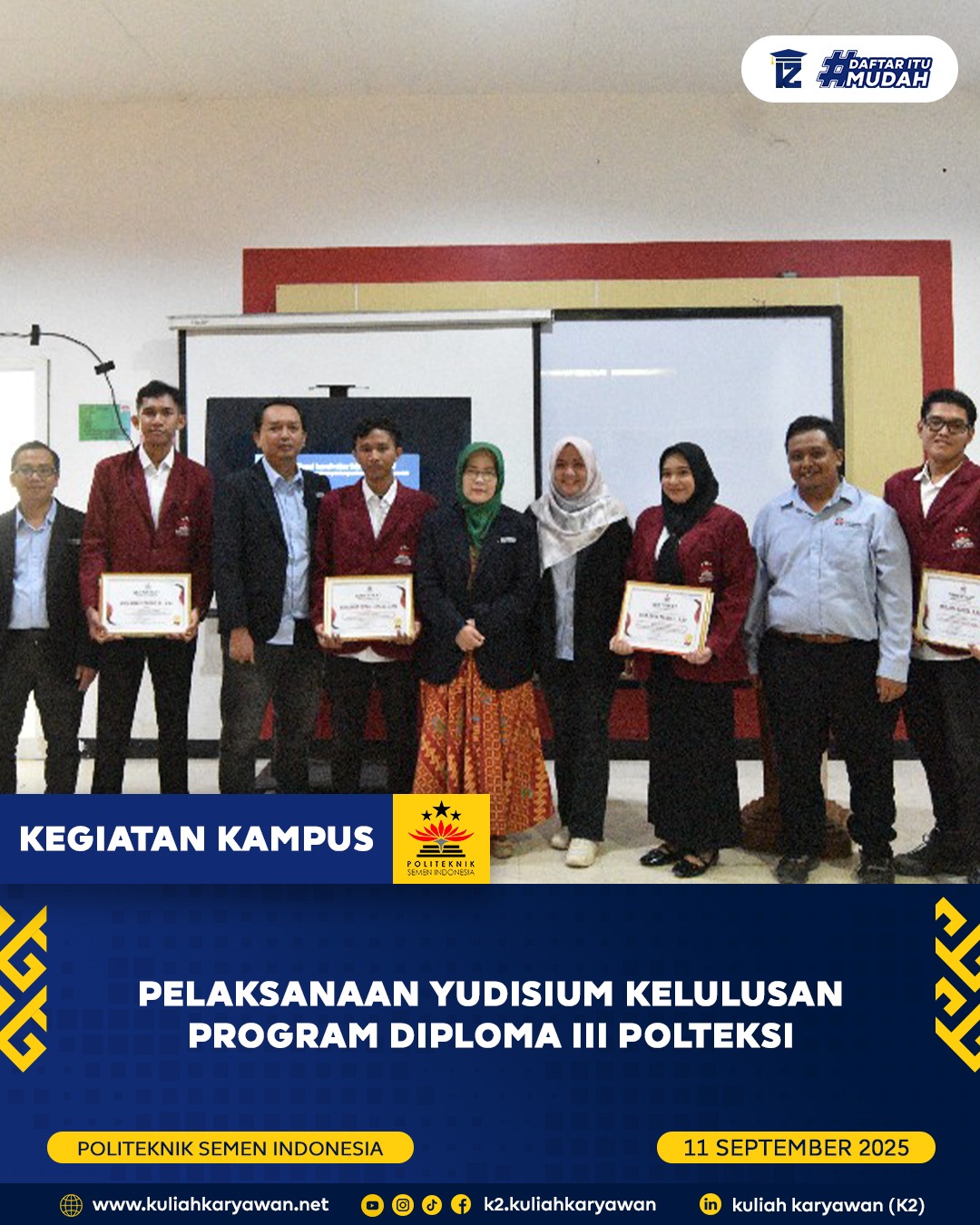 POLTEKSI : Yudisium Program Diploma III 2025