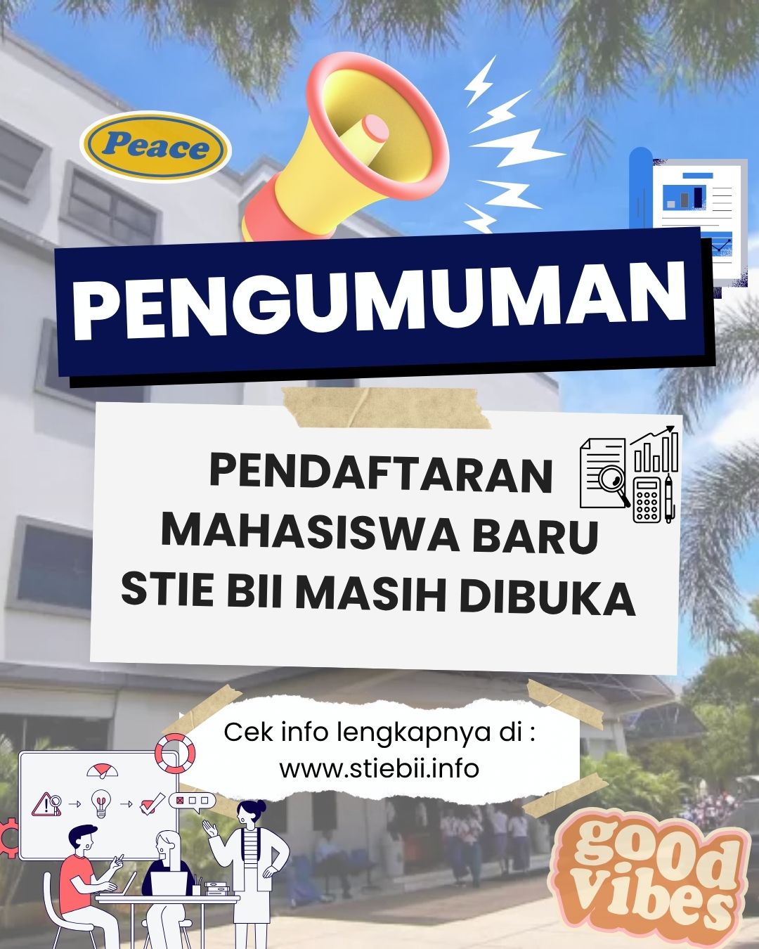 Pendaftaran Mahasiswa Baru STIE BII Masih Dibuka