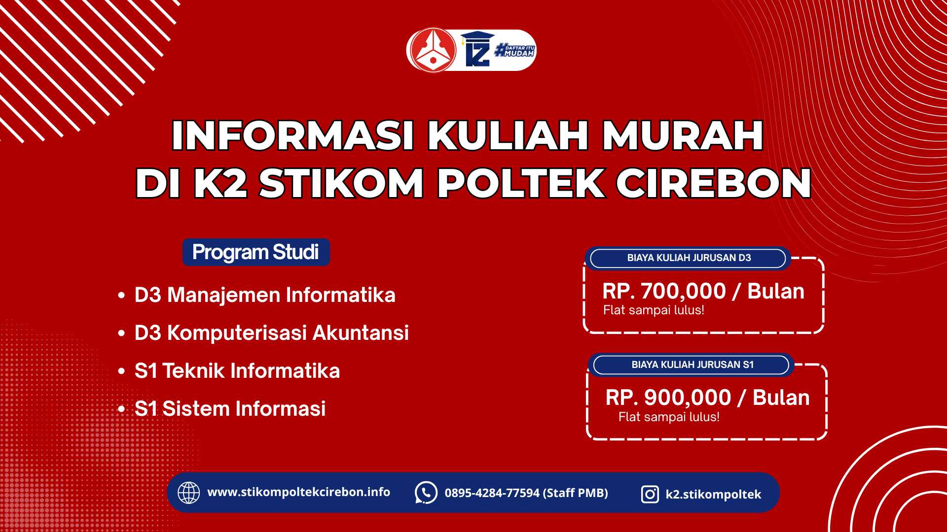 Informasi Kuliah Murah di K2 STIKOM Poltek Cirebon
