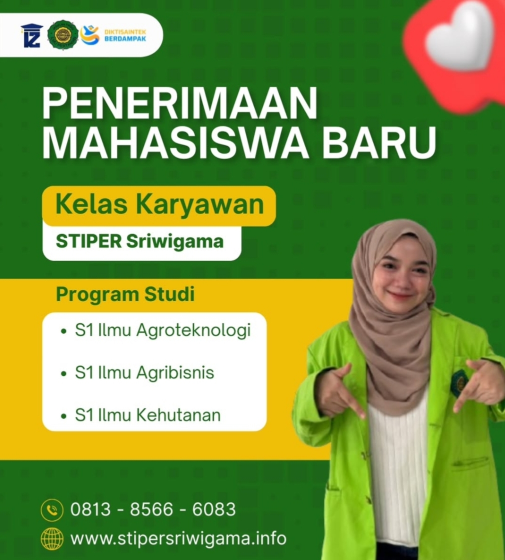 Masih Bisa Daftar Semester Genap di STIPER Sriwigama Palembang Ini yang Perlu Diketahui