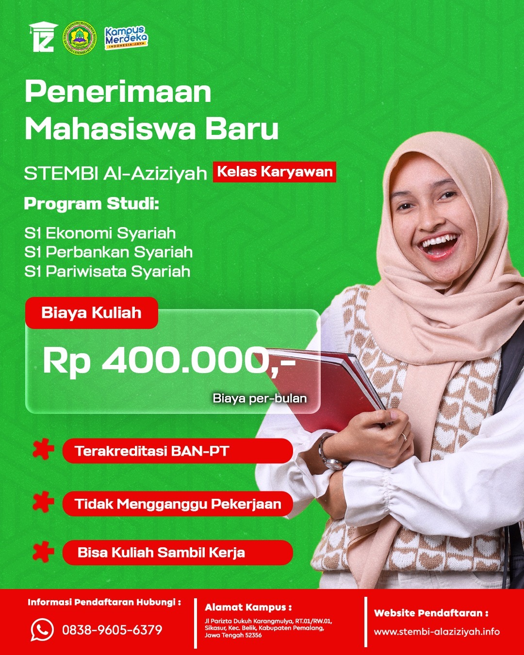 Biaya Kuliah Di Kampus Stembi Al Aziziyah Randudongkal Pemalang