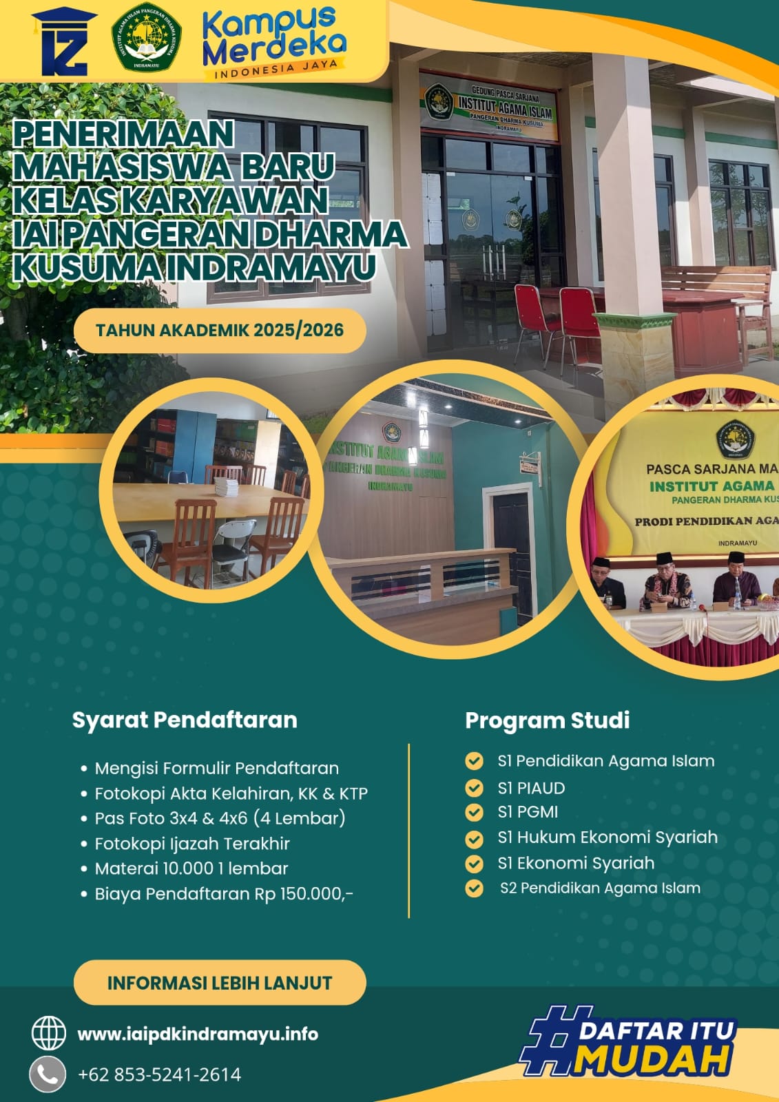 Informasi Kuliah Murah Di K2 IAI PDK Indramayu