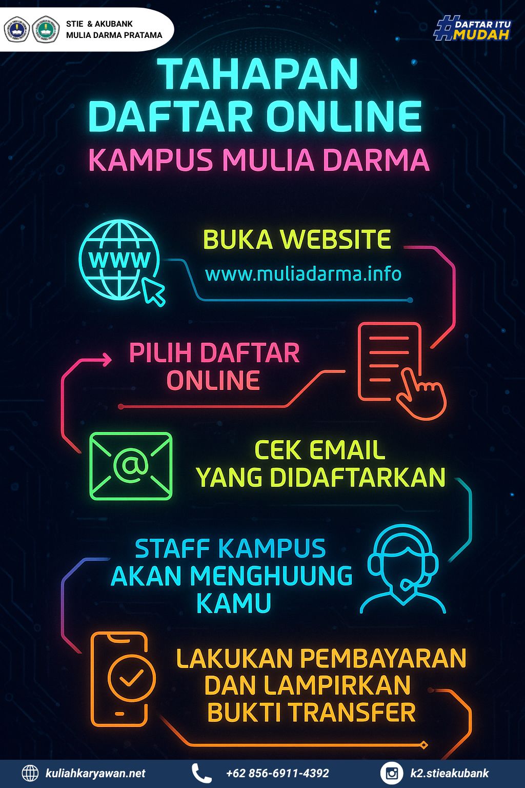 Cara Mudah Daftar Online di Kampus Mulia Darma Panduan Lengkap untuk Calon Mahasiswa