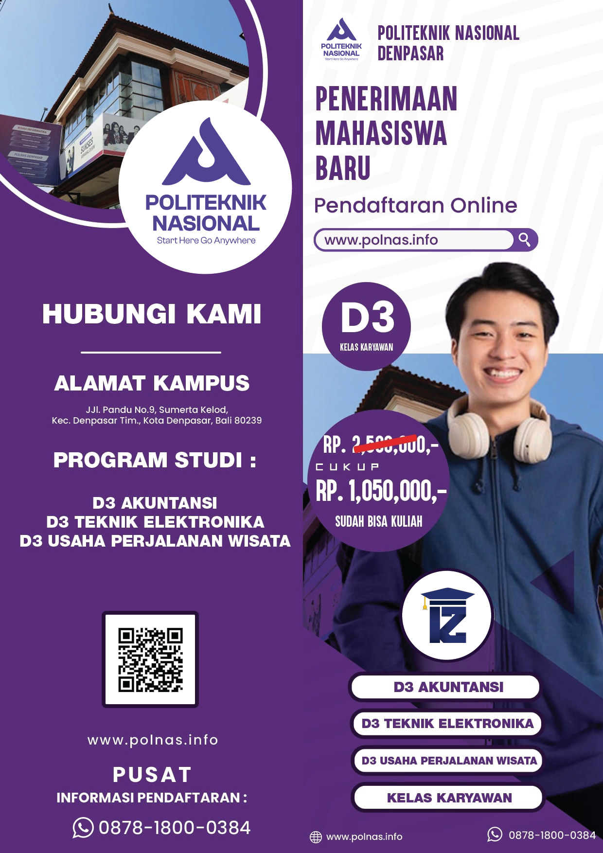 Daftar Kuliah Kelas Karyawan Di Kampus Politeknik Nasional