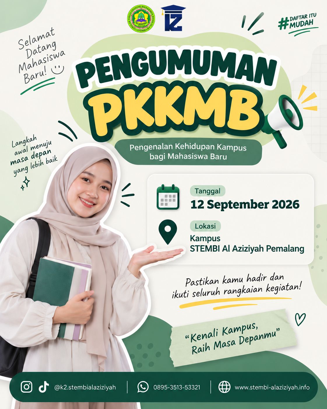 Stembi Al Aziziyah Pemalang Akan Melaksanakan PKKMB pada 12 September 2026