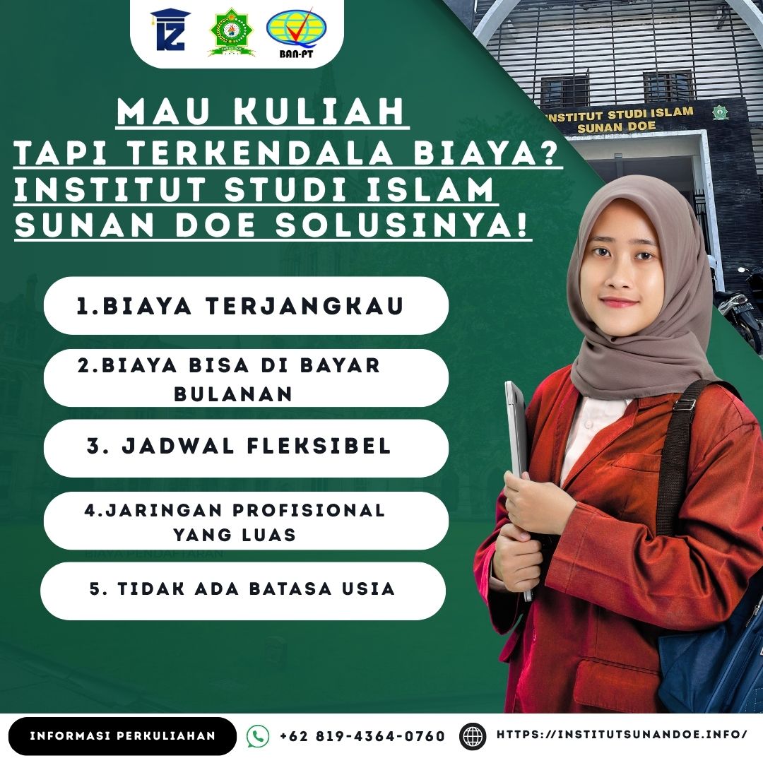 Kuliah dengan Biaya Murah di Lombok Institut Studi Islam Sunan Doe
