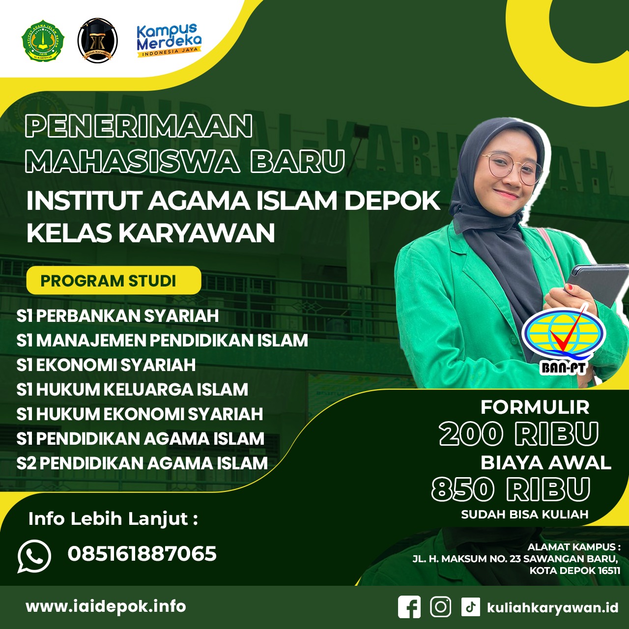 kuliah pendidikan agama islam di depok