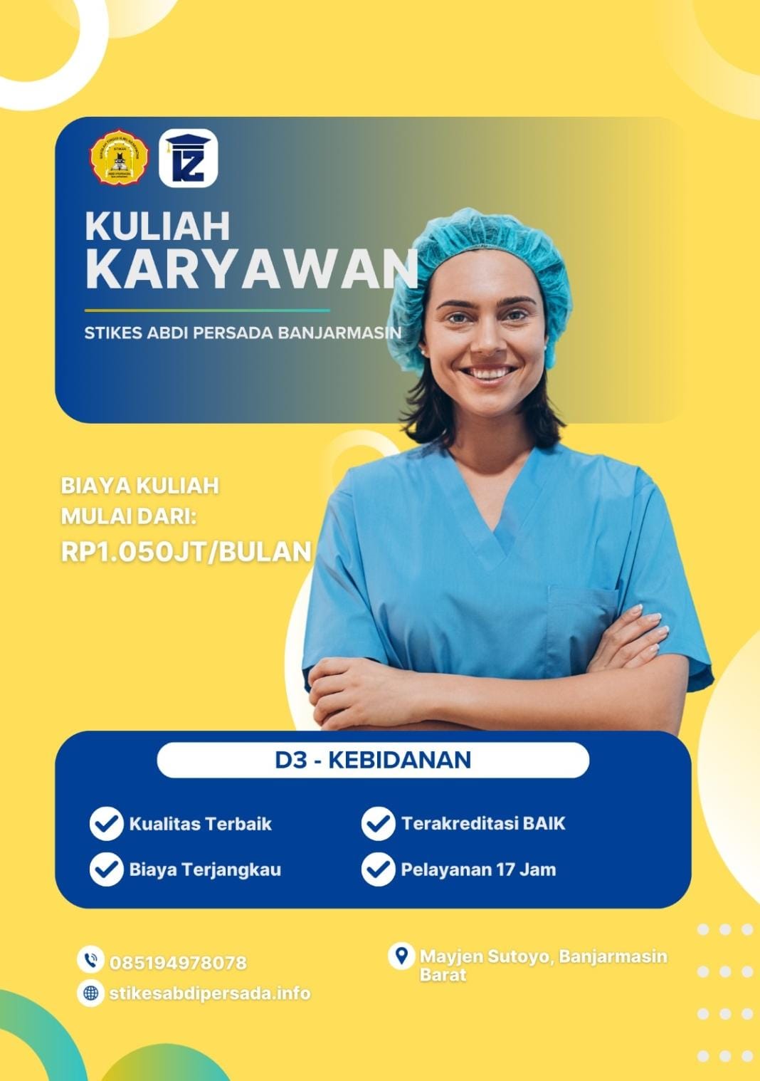 Kuliah D3 Kebidanan di STIKES Abdi Persada Banjarmasin
