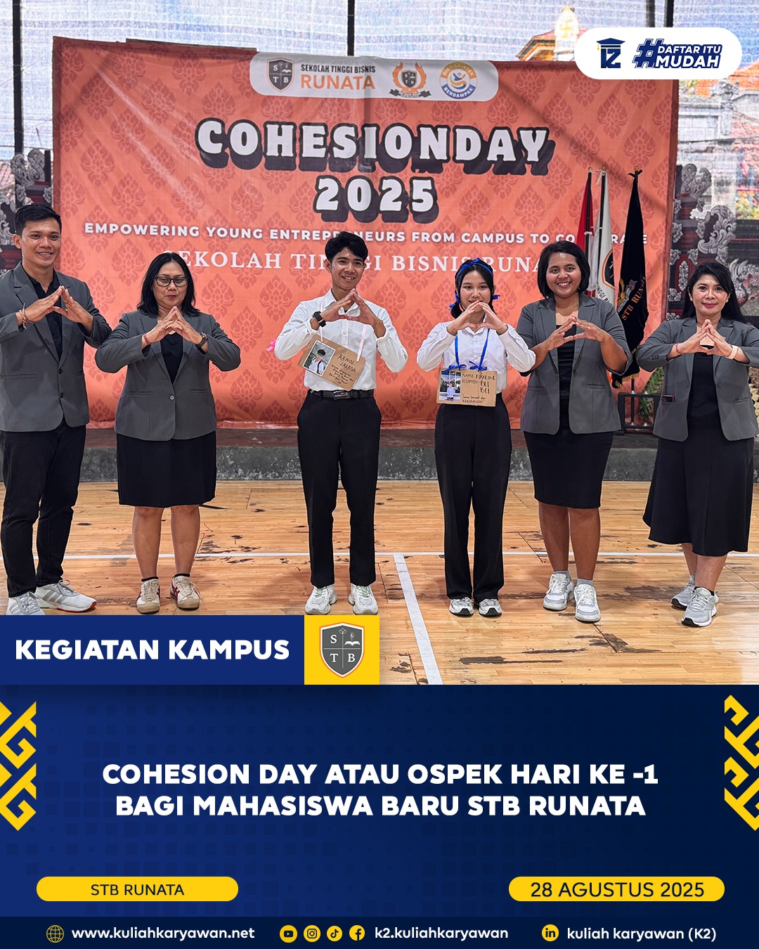 Mengikat Persaudaraan Mengukir Masa Depan Cohesion Day STB Runata