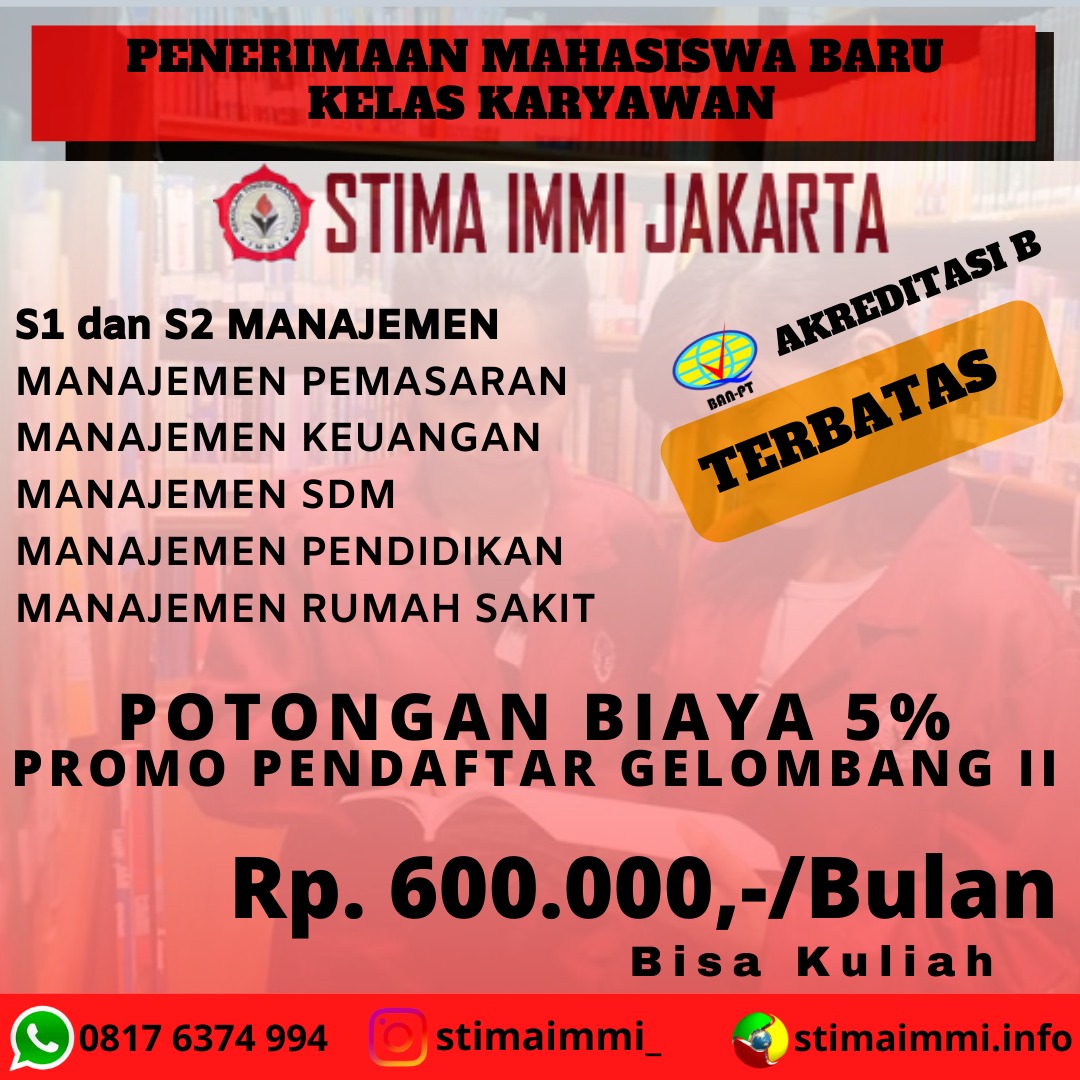 Kampus Kelas Reguler Sore S1 di Kawasan Jakarta Selatan