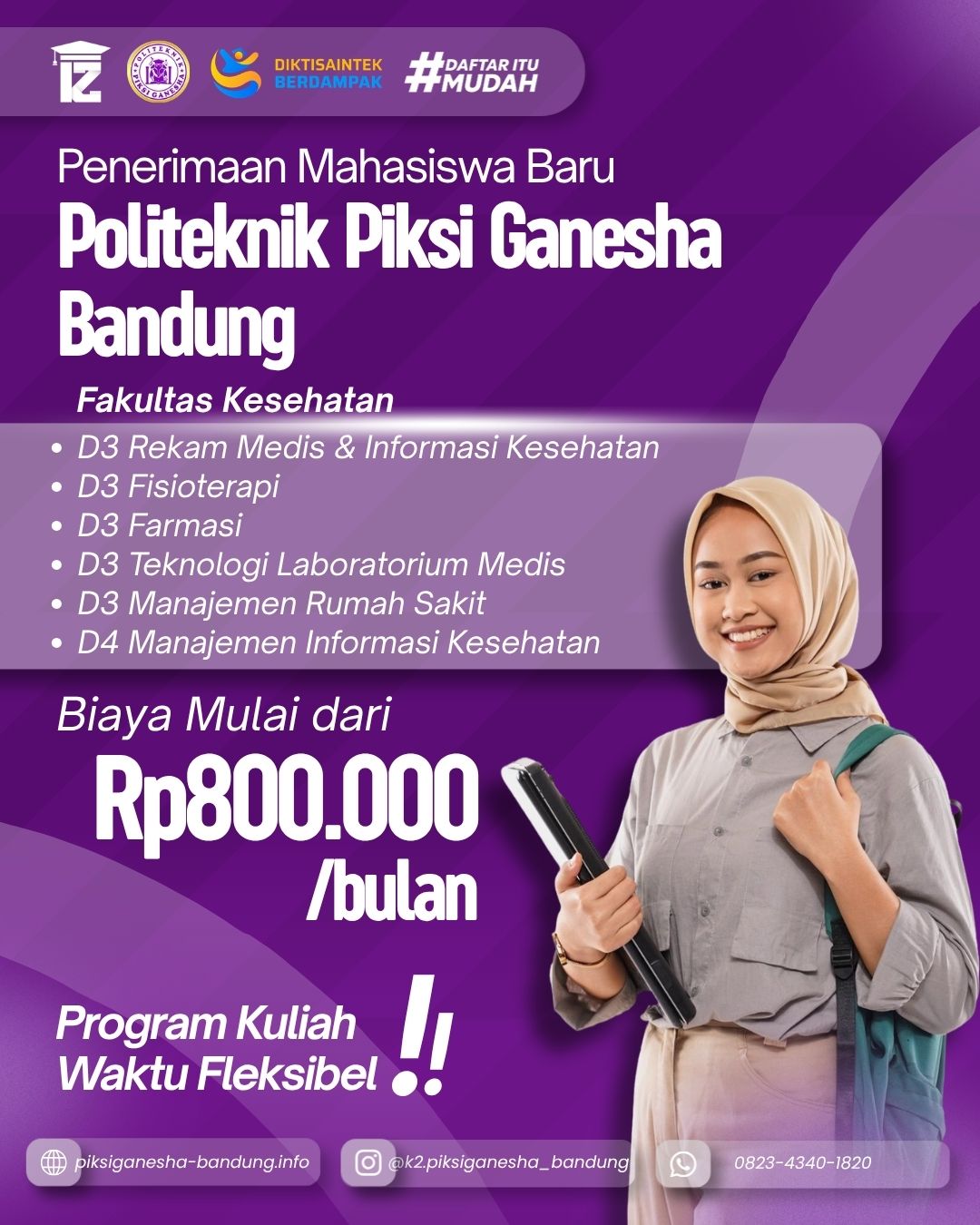 Apa Saja Syarat Pendaftaran Kuliah di Piksi Ganesha Bandung