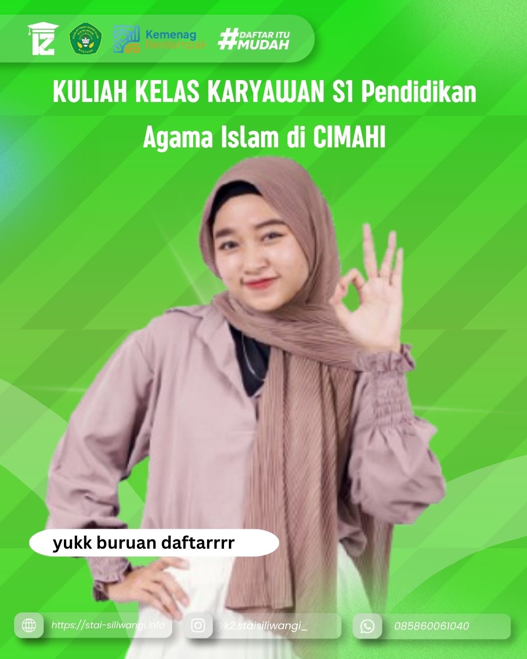 Kuliah Kelas Karyawan S1 Pendidikan Agama Islam (PAI) di Cimahi