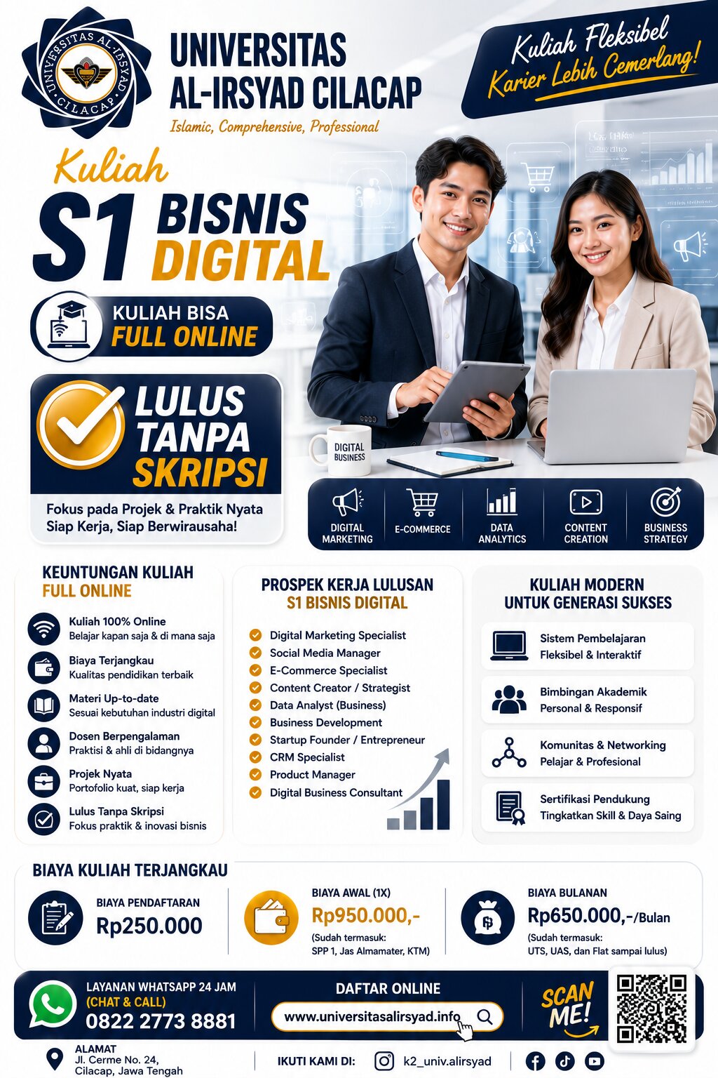 Kuliah Bisnis Digital Online di Cilacap