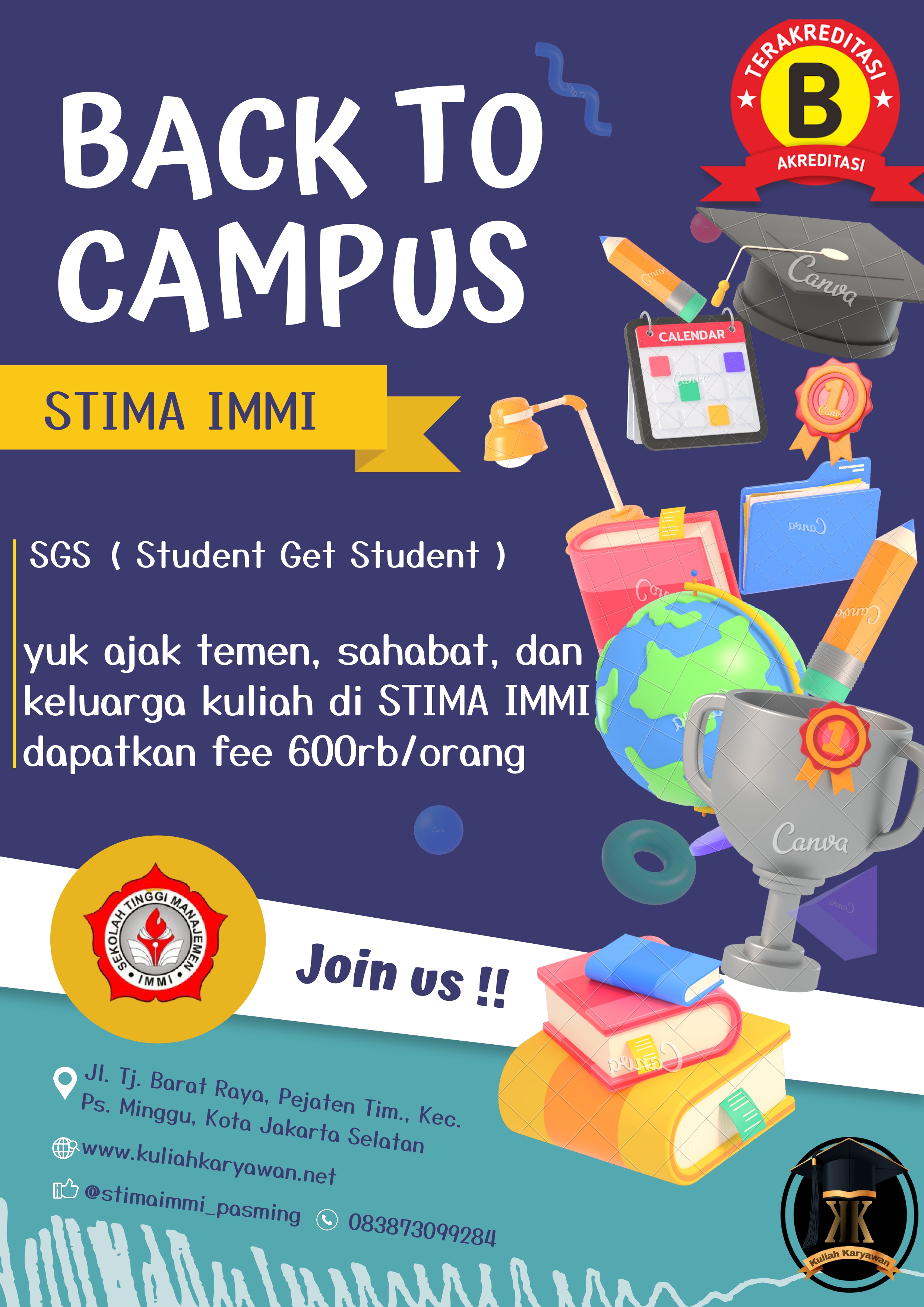 Kampus Manajemen Akreditasi B di Jakarta