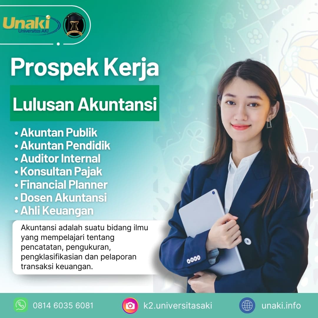 Kuliah kelas karyawan full online S1 Akuntansi Kampus UNAKI