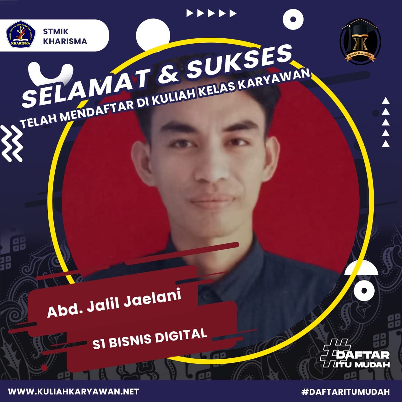 Selamat Bergabung di Kuliah Kelas Karyawan STMIK Kharisma Makassar