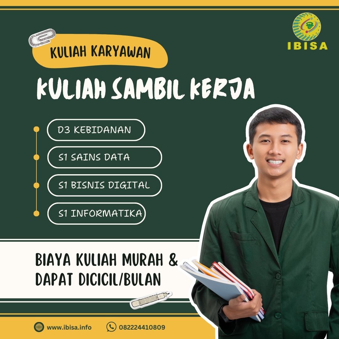 Kuliah Jenjang D3 dan S1 Dengan Sistem E-learning di IBISA